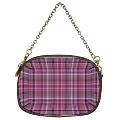 Pink Plaid Chain Purse (two Sides) by snowwhitegirl