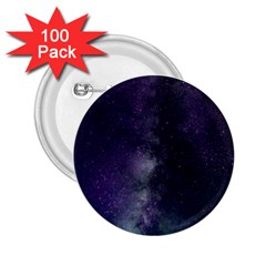 Galaxy Sky Purple 2 25  Buttons (100 Pack) 