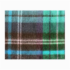 Blue Plaid Flannel Small Glasses Cloth by snowwhitegirl