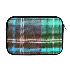 Blue Plaid Flannel Apple Macbook Pro 17  Zipper Case by snowwhitegirl