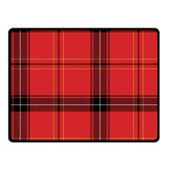 Red Plaid Fleece Blanket (small)