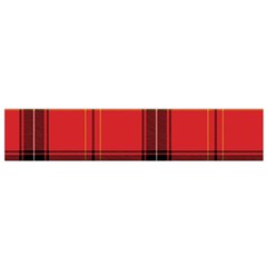 Red Plaid Small Flano Scarf