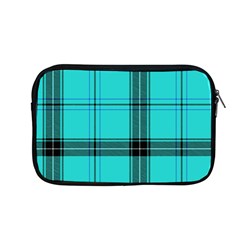 Aqua Plaid Apple Macbook Pro 13  Zipper Case