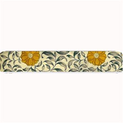 Japanese Floral Orange Small Bar Mats by snowwhitegirl