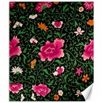 Pink Japan Floral Canvas 20  x 24   19.57 x23.15  Canvas - 1