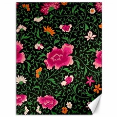 Pink Japan Floral Canvas 36  x 48  