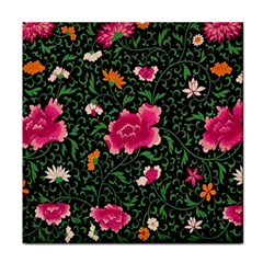 Pink Japan Floral Face Towel