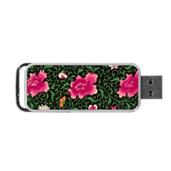 Pink Japan Floral Portable Usb Flash (one Side) by snowwhitegirl