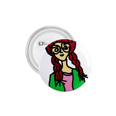 Nerdy Girl 1 75  Buttons by snowwhitegirl