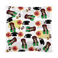 Office Girl Pattern Standard Cushion Case (two Sides)