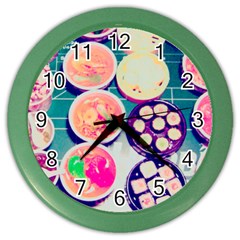 Ramen And Sushi Color Wall Clock