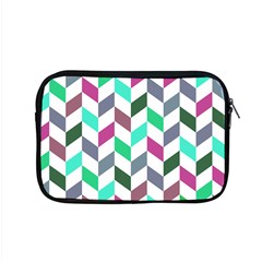 Zigzag Chevron Pattern Aqua Purple Apple Macbook Pro 15  Zipper Case