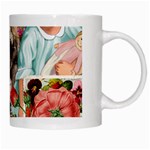 Victorian Collage White Mugs Right