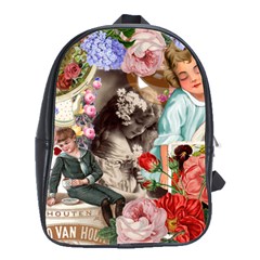 Victorian Collage School Bag (large)