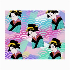 Japanese Abstract Small Glasses Cloth (2-side) by snowwhitegirl