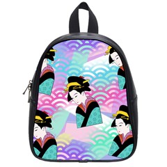 Japanese Abstract School Bag (small)