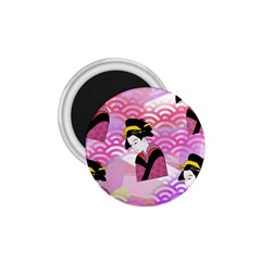 Japanese Abstract Pink 1 75  Magnets by snowwhitegirl