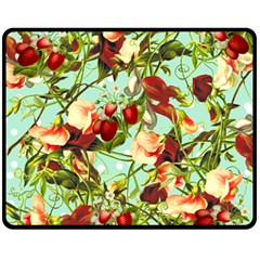 Fruit Blossom Fleece Blanket (medium) 