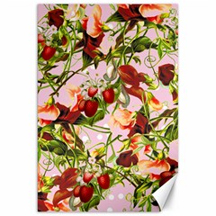 Fruit Blossom Pink Canvas 20  X 30   by snowwhitegirl