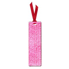 Knitted Wool Bright Pink Small Book Marks