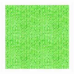 Knitted Wool Neon Green Medium Glasses Cloth (2-side)