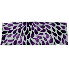 Purple Abstract Swirl Drops Body Pillow Case (dakimakura)