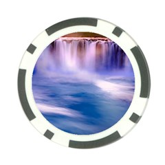 Waterfall Poker Chip Card Guard by snowwhitegirl