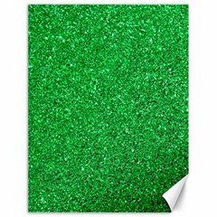 Green Glitter Canvas 18  X 24   by snowwhitegirl