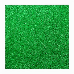 Green Glitter Medium Glasses Cloth (2-side) by snowwhitegirl