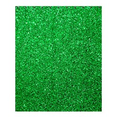 Green Glitter Shower Curtain 60  X 72  (medium)  by snowwhitegirl