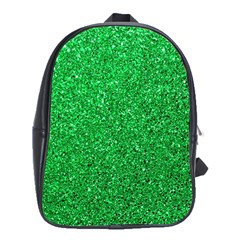 Green Glitter School Bag (xl)