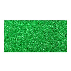 Green Glitter Satin Wrap