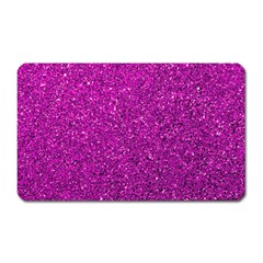 Pink  Glitter Magnet (rectangular)
