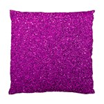 Pink  Glitter Standard Cushion Case (Two Sides) Front