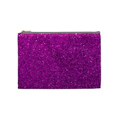 Pink  Glitter Cosmetic Bag (medium)