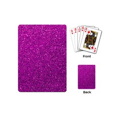 Pink  Glitter Playing Cards (mini) 