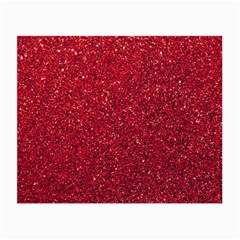 Red  Glitter Small Glasses Cloth (2-side) by snowwhitegirl