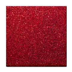 Red  Glitter Face Towel