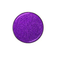 Purple  Glitter Hat Clip Ball Marker