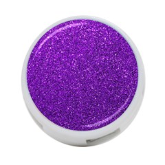 Purple  Glitter 4-port Usb Hub (one Side) by snowwhitegirl