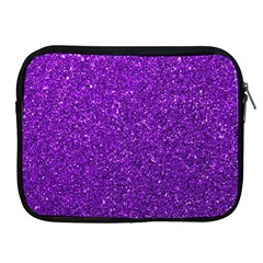 Purple  Glitter Apple Ipad 2/3/4 Zipper Cases by snowwhitegirl