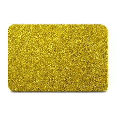 Gold  Glitter Plate Mats by snowwhitegirl