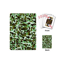 Brownish Green Camo Playing Cards (mini) 