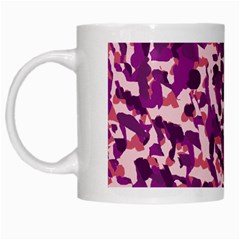 Pink Camo White Mugs