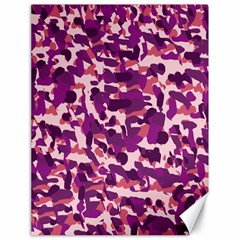 Pink Camo Canvas 18  X 24   by snowwhitegirl