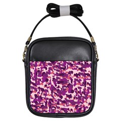 Pink Camo Girls Sling Bag