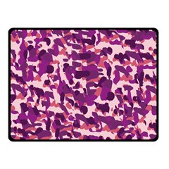 Pink Camo Double Sided Fleece Blanket (small) 