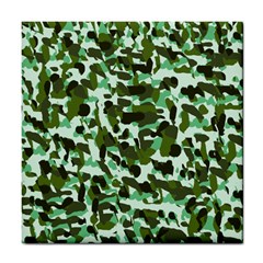 Green Camo Tile Coasters by snowwhitegirl