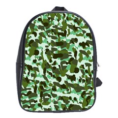 Green Camo School Bag (large)