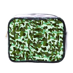 Green Camo Mini Toiletries Bag (one Side)